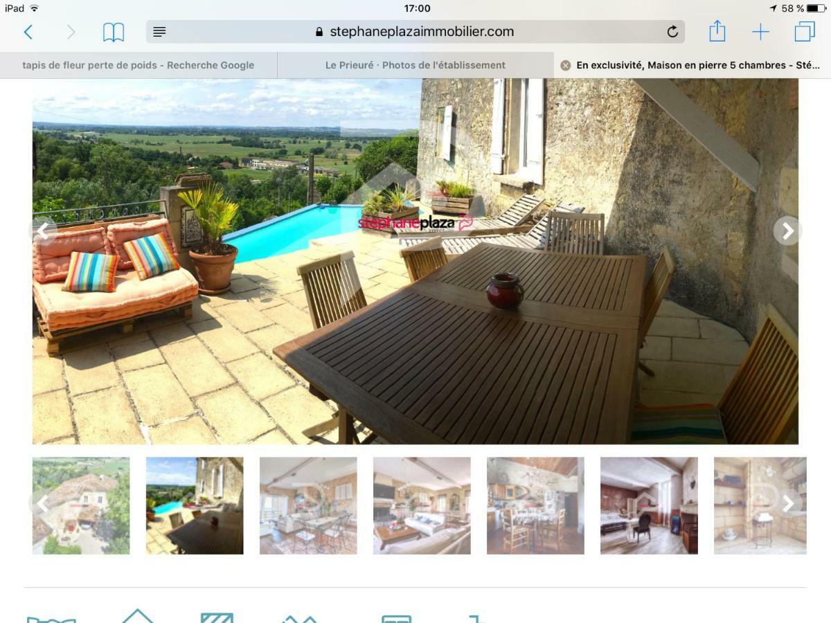 Le Prieure Bed & Breakfast Saint-Pey-de-Castets Exterior foto